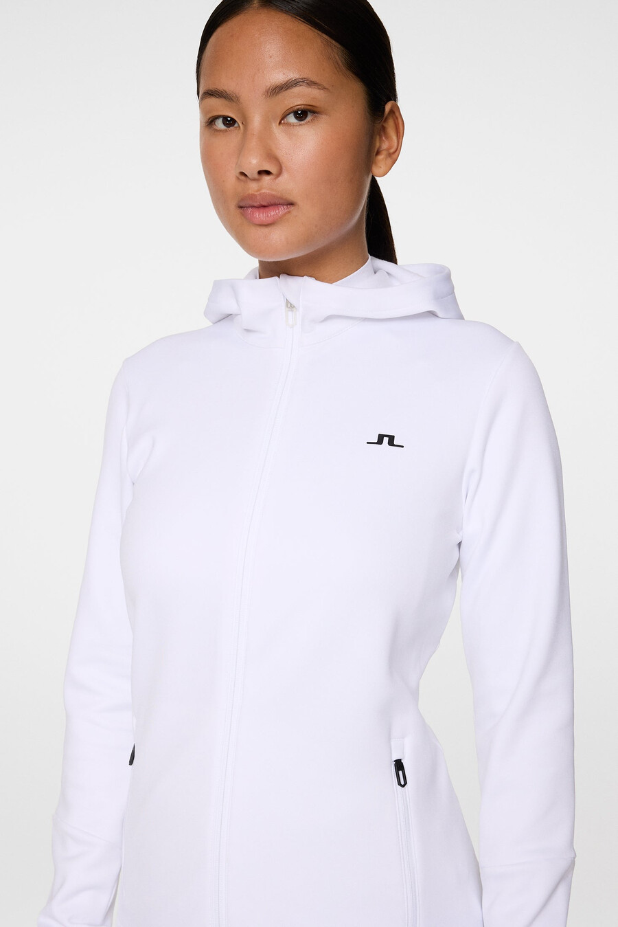 aerialle-vetoketjullinen huppu