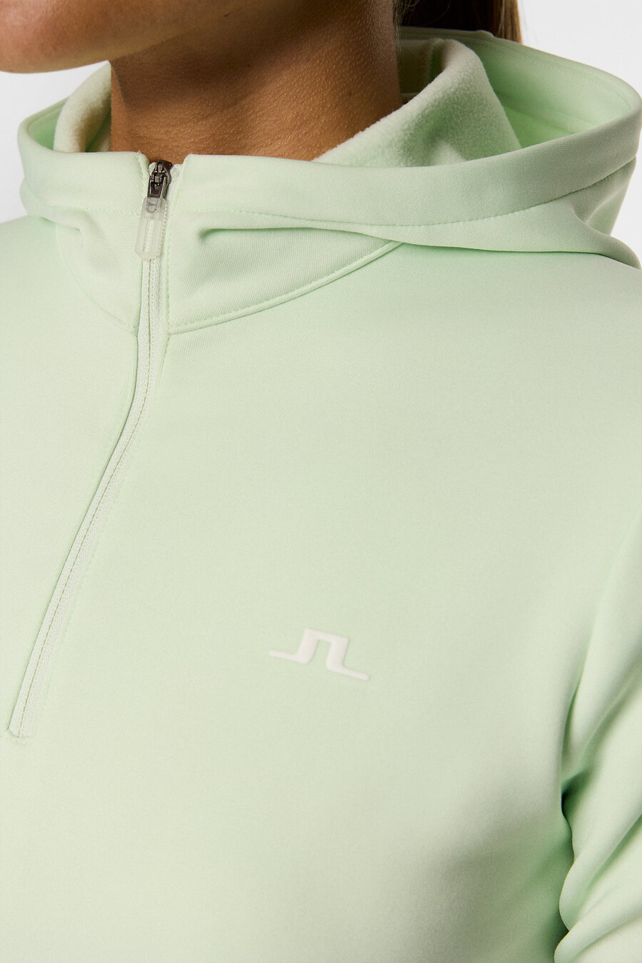 aerialle-vetoketjullinen huppu