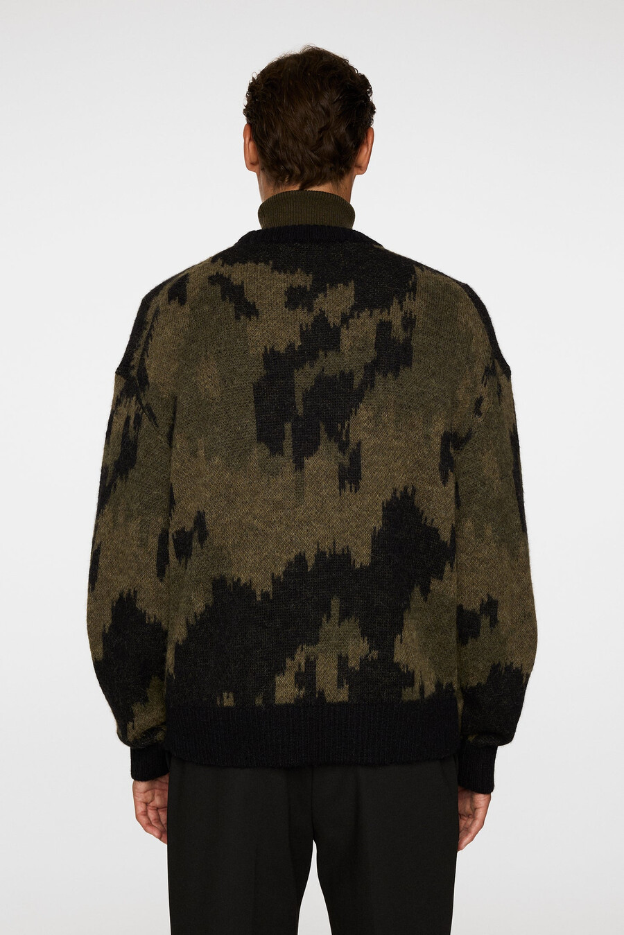 nate graphic jacquard -neule