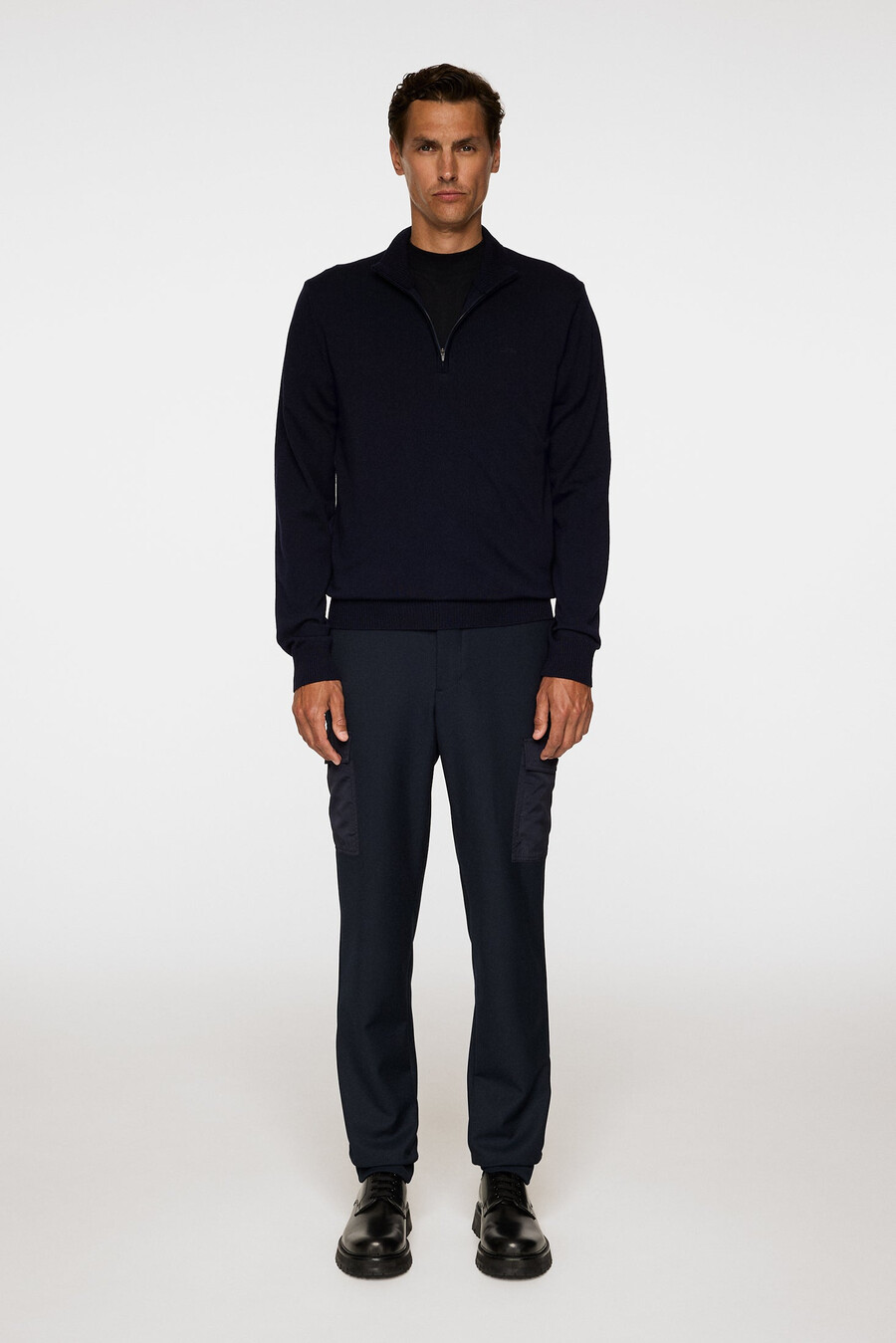 kiyan merino quarter zip -vetoketjullinen