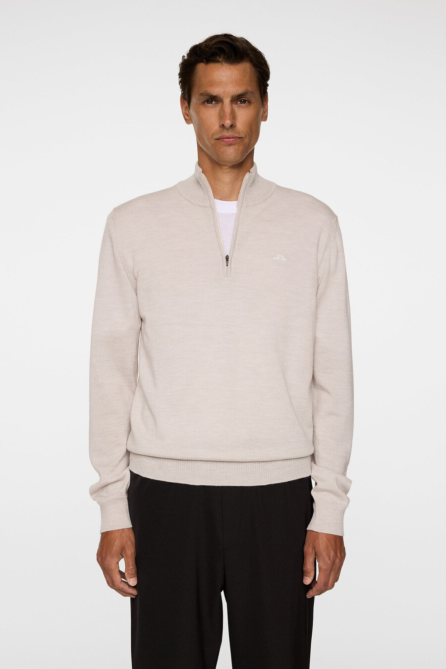 kiyan merino quarter zip -vetoketjullinen