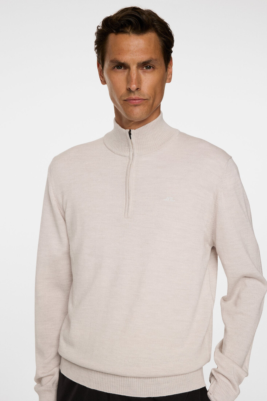 kiyan merino quarter zip -vetoketjullinen