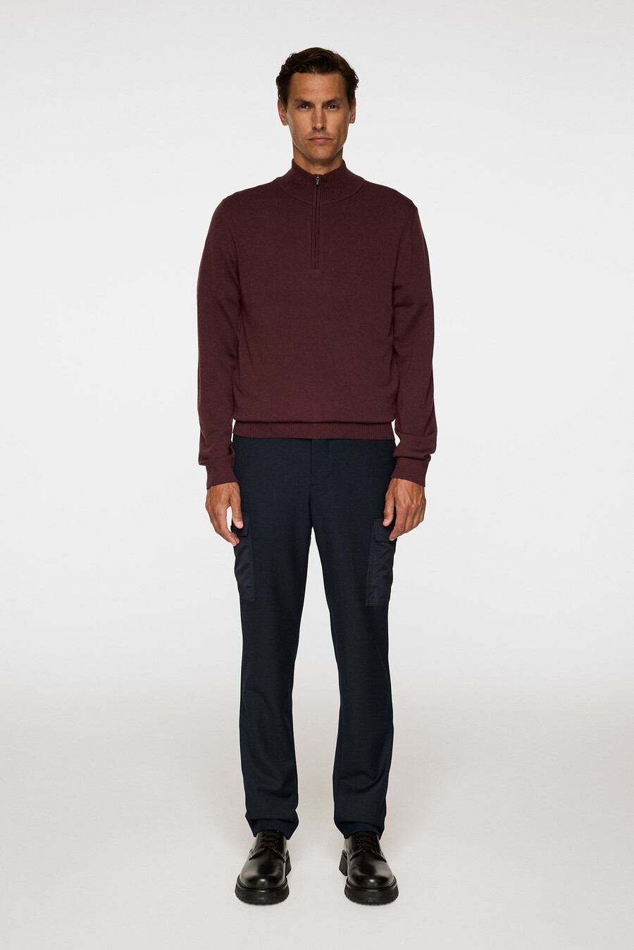 kiyan merino quarter zip -vetoketjullinen