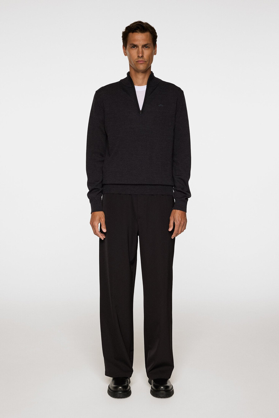 kiyan merino quarter zip -vetoketjullinen