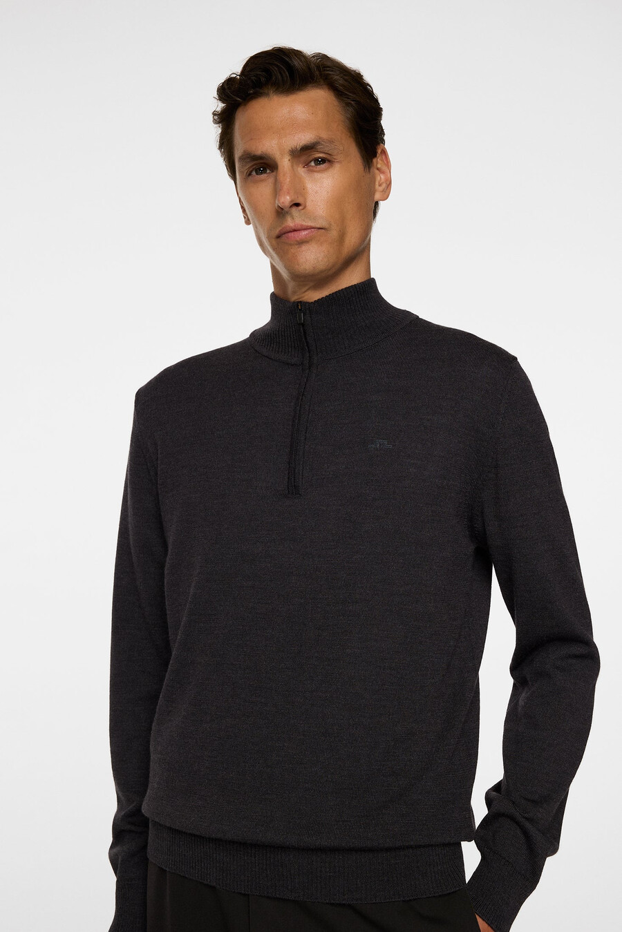 kiyan merino quarter zip -vetoketjullinen