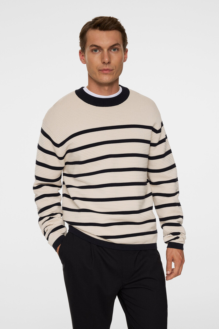 sawyer stripe crew neck -paita