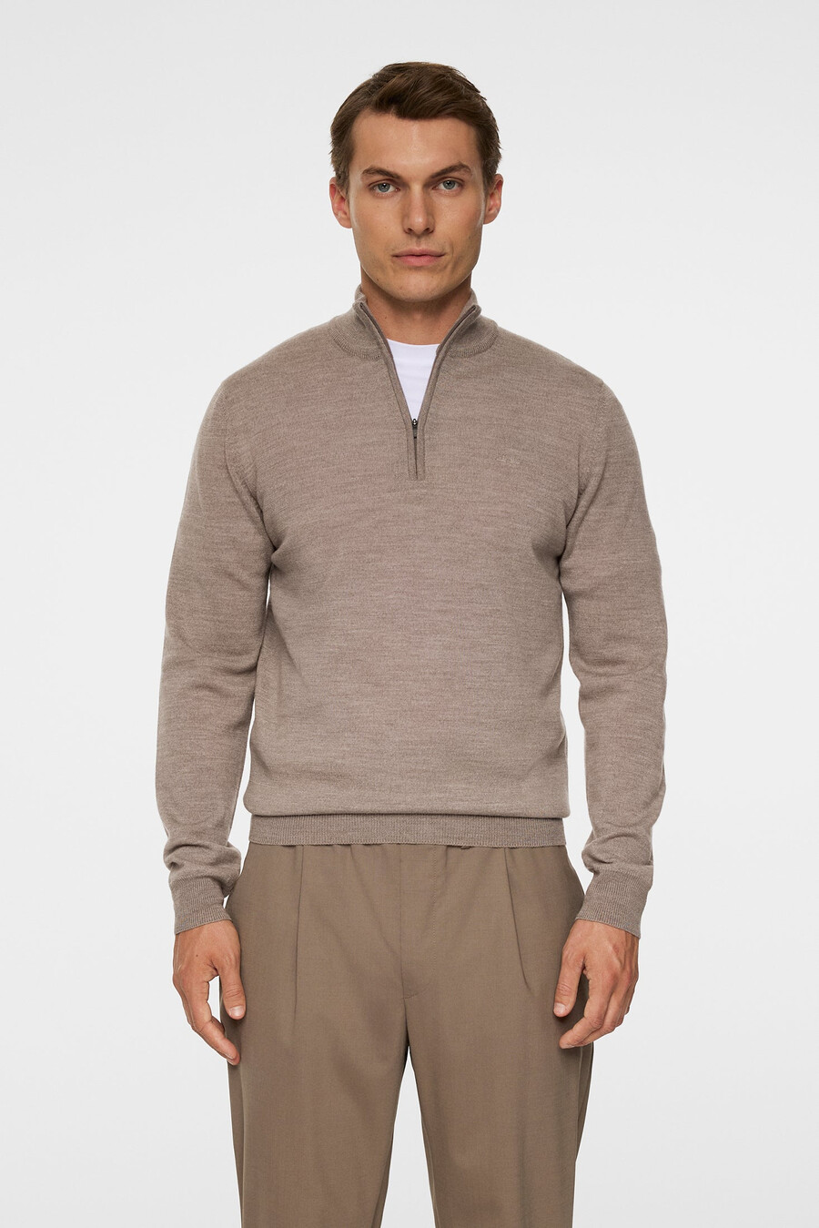 kiyan merino quarter zip -vetoketjullinen