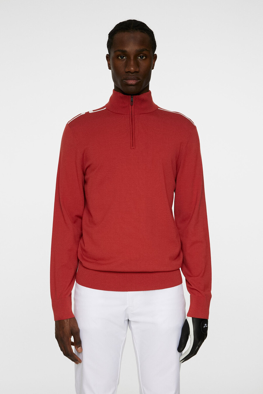 mac-neulottu vetoketjullinen villapaita